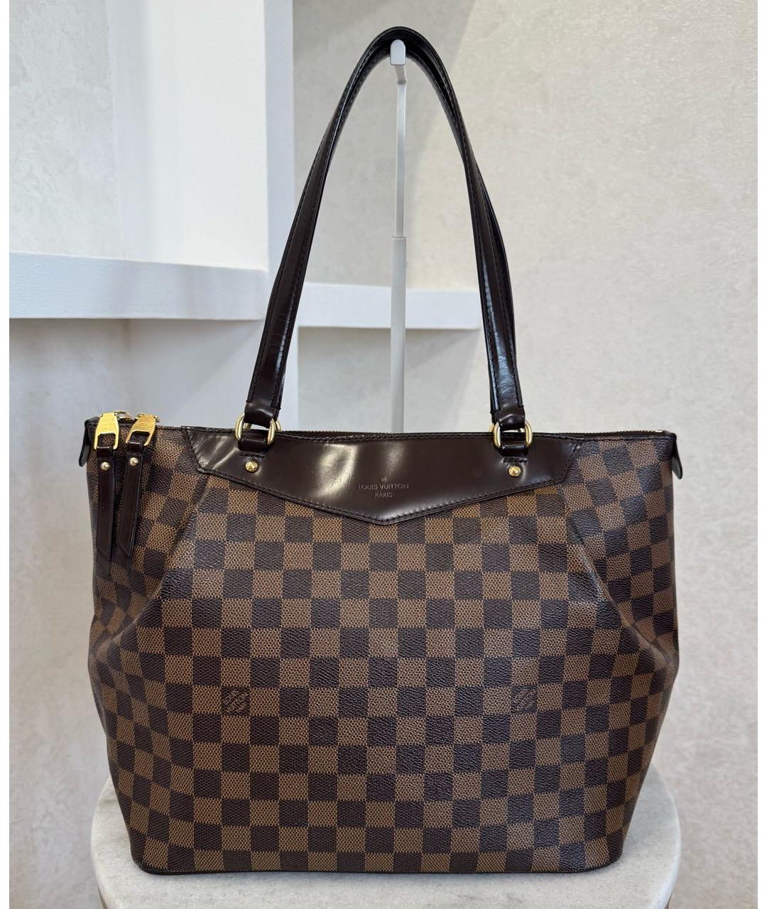 LOUIS VUITTON Коричневая сумка тоут, фото 2