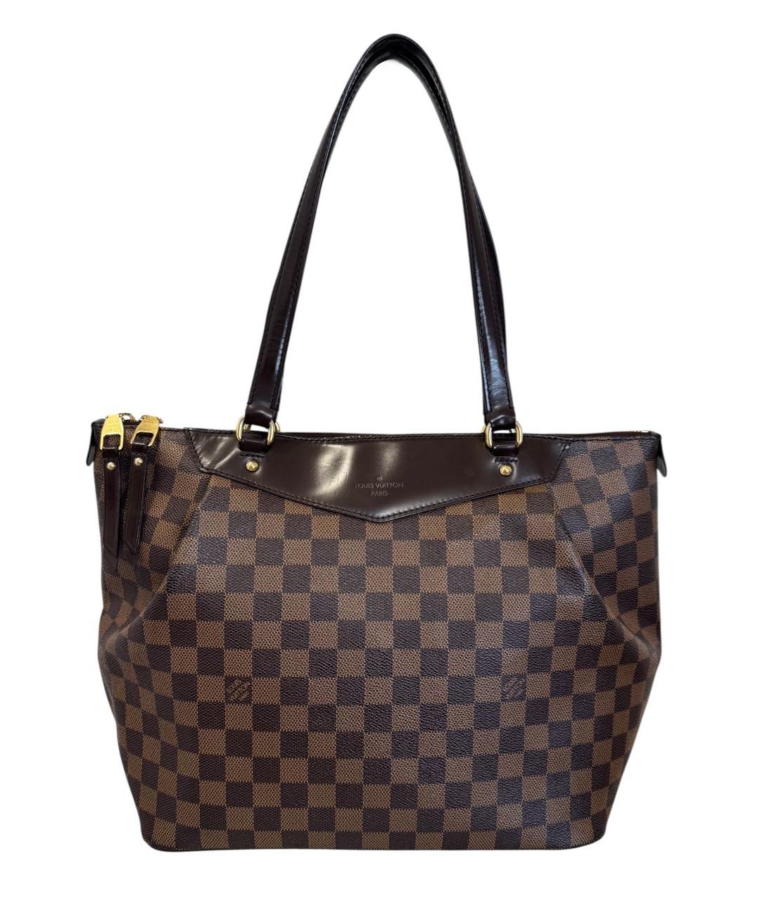 LOUIS VUITTON Коричневая сумка тоут, фото 1