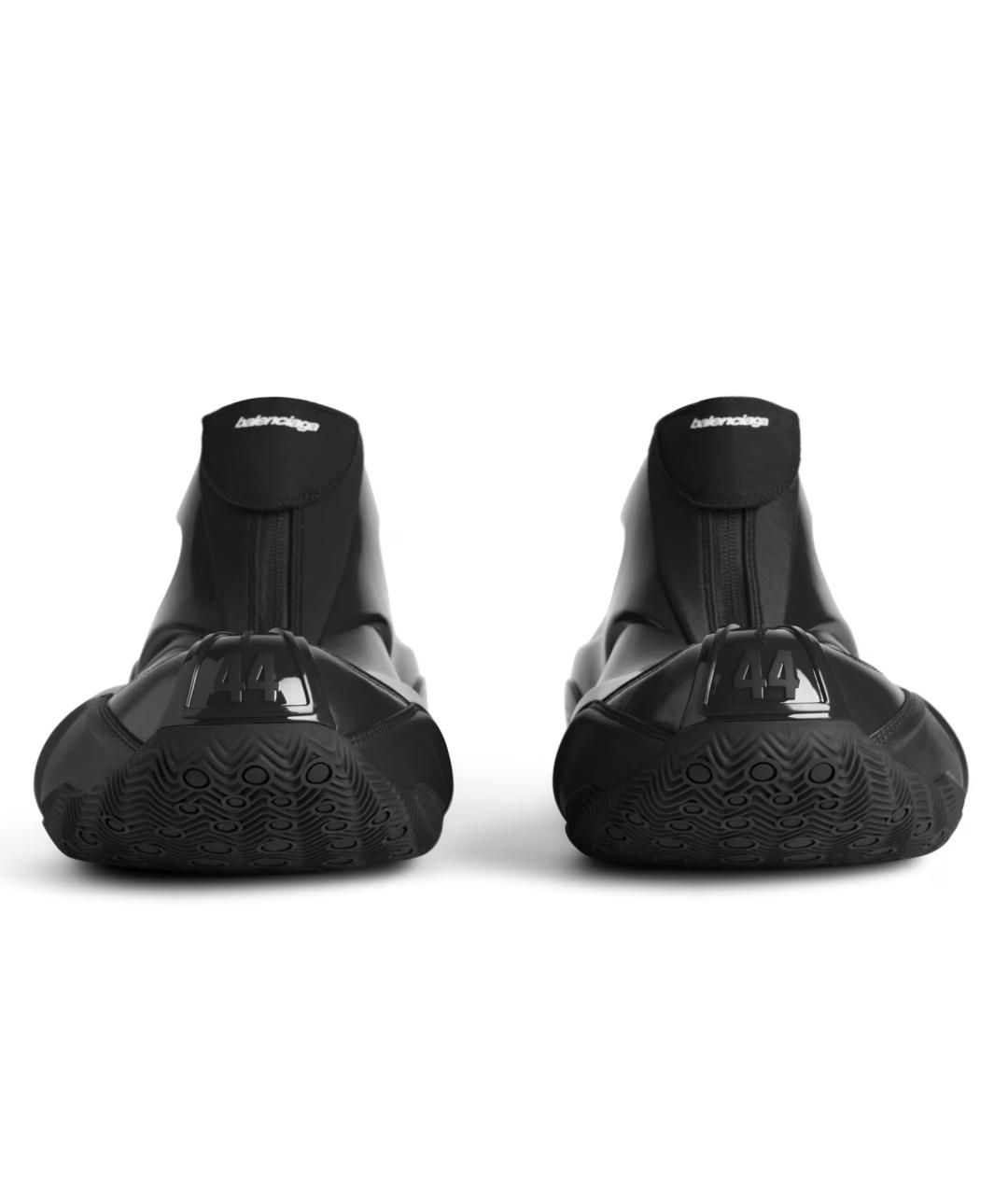 BALENCIAGA Черные синтетические низкие кроссовки / кеды, фото 3