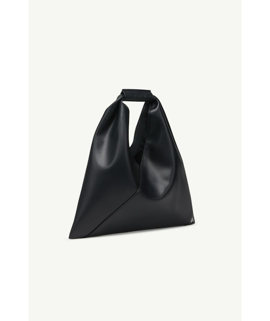 MM6 MAISON MARGIELA Черная синтетическая сумка тоут, фото 3