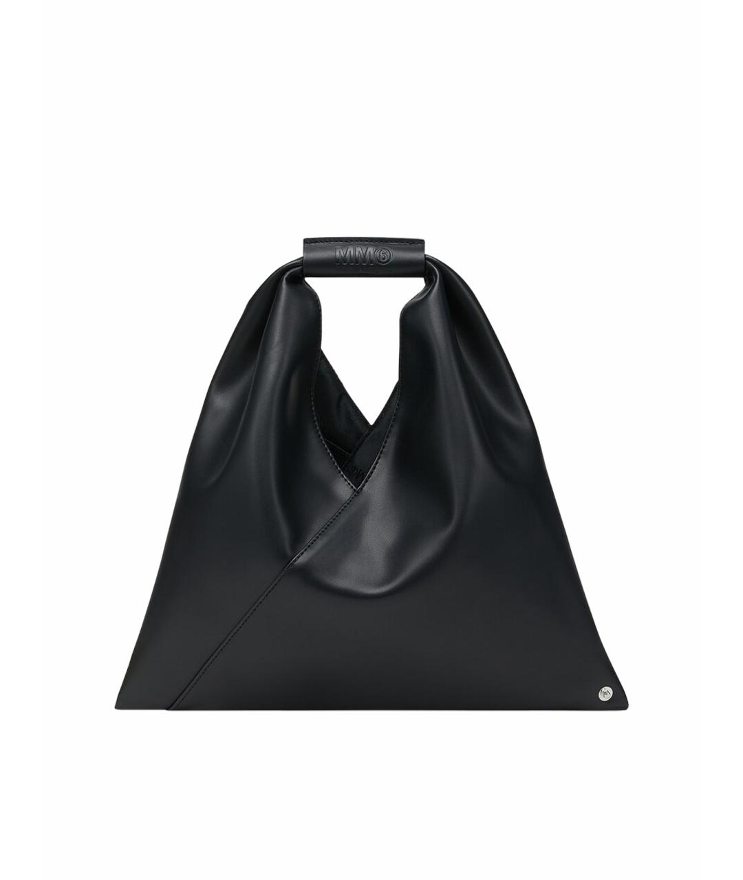 MM6 MAISON MARGIELA Черная синтетическая сумка тоут, фото 1