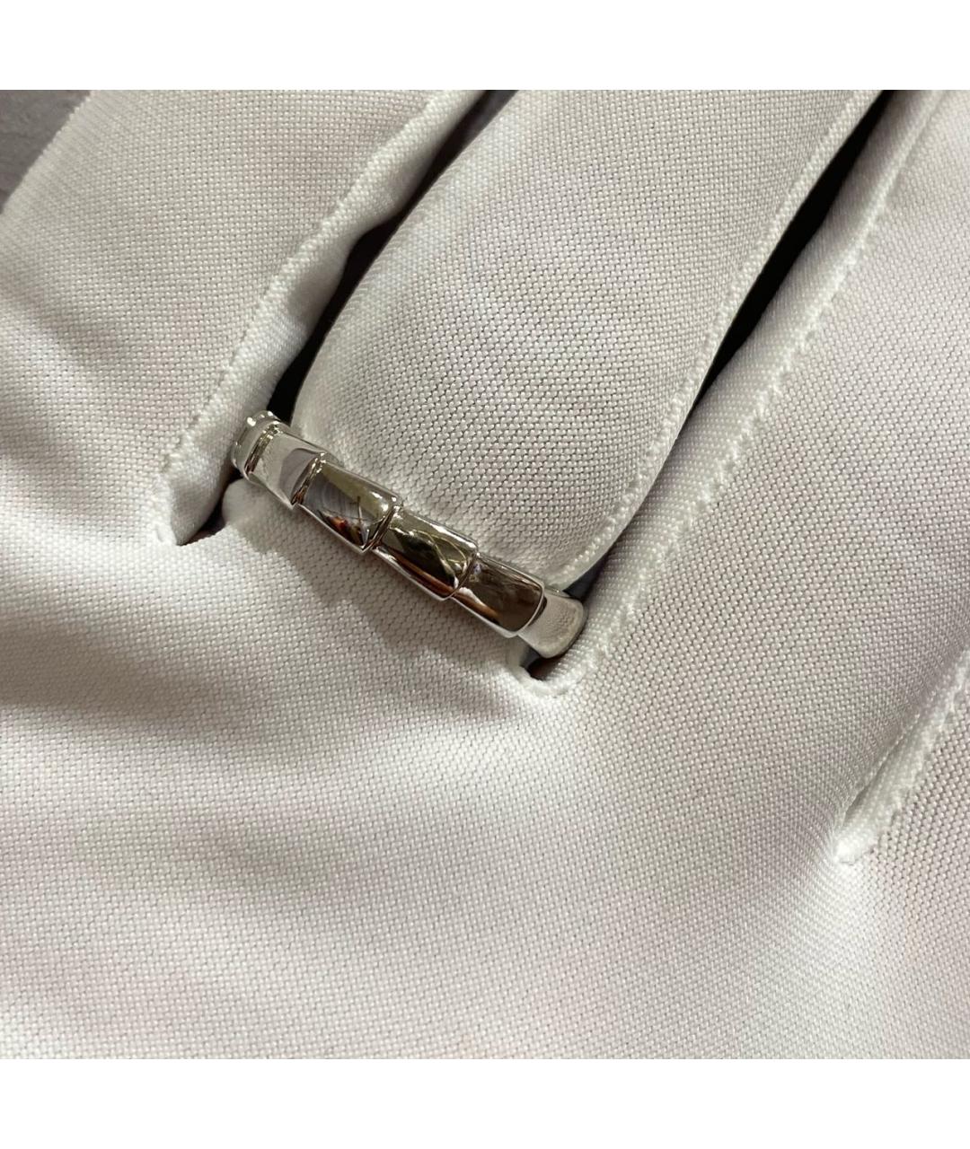 BVLGARI Белое кольцо из белого золота, фото 2