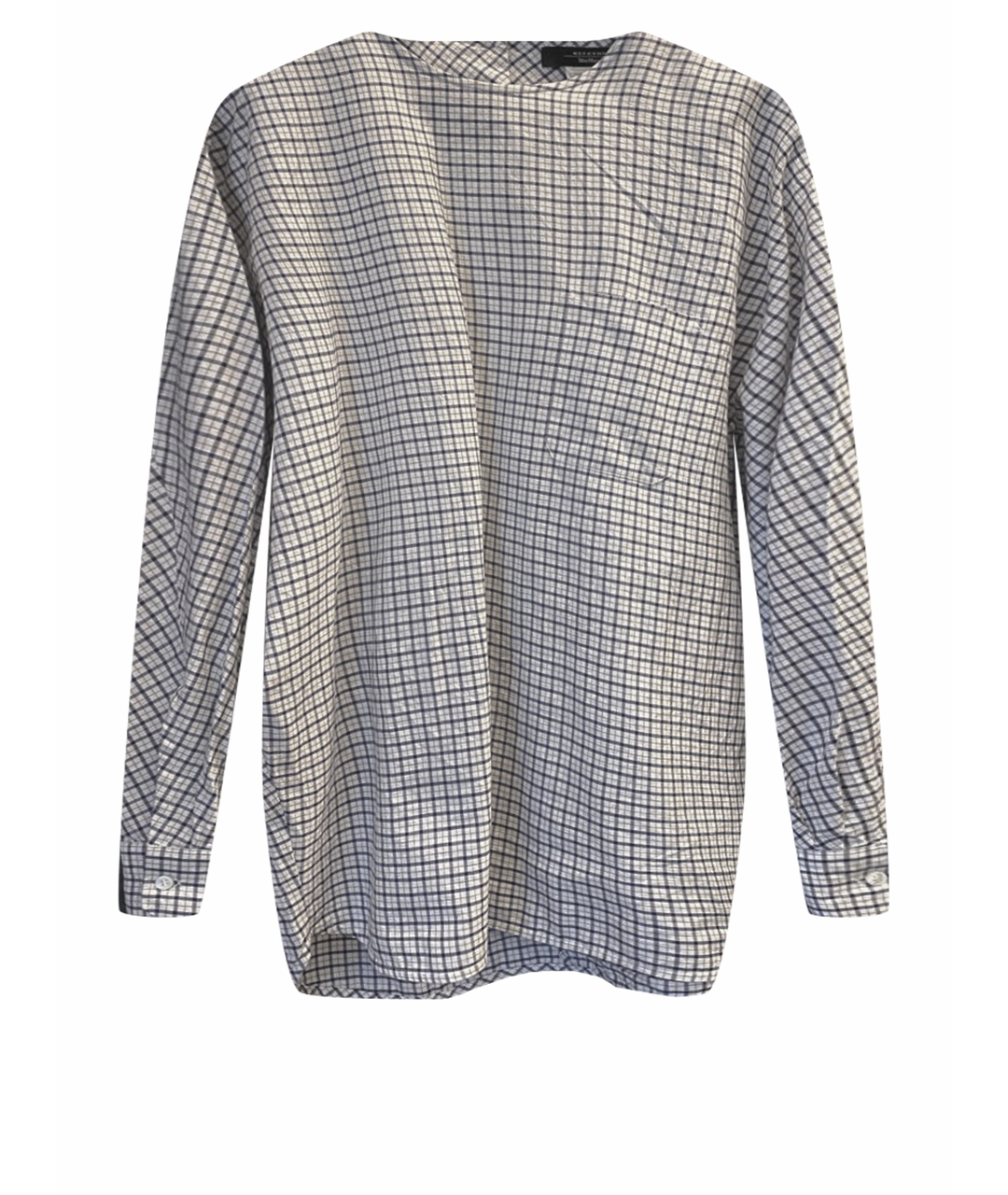 WEEKEND MAX MARA Голубая хлопковая рубашка, фото 1
