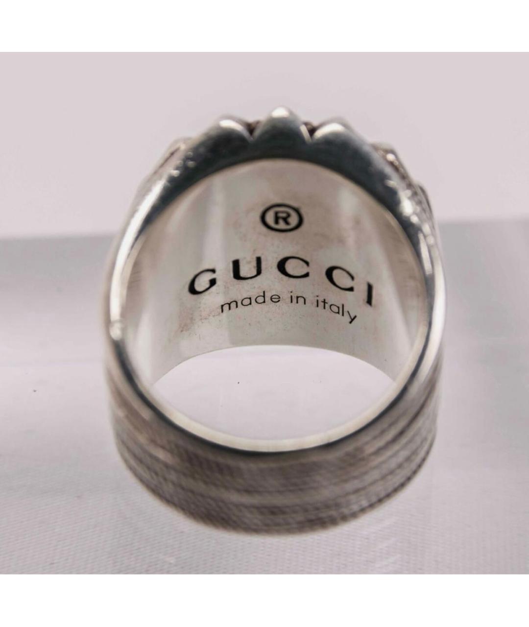 GUCCI Серебряное серебряное кольцо, фото 2