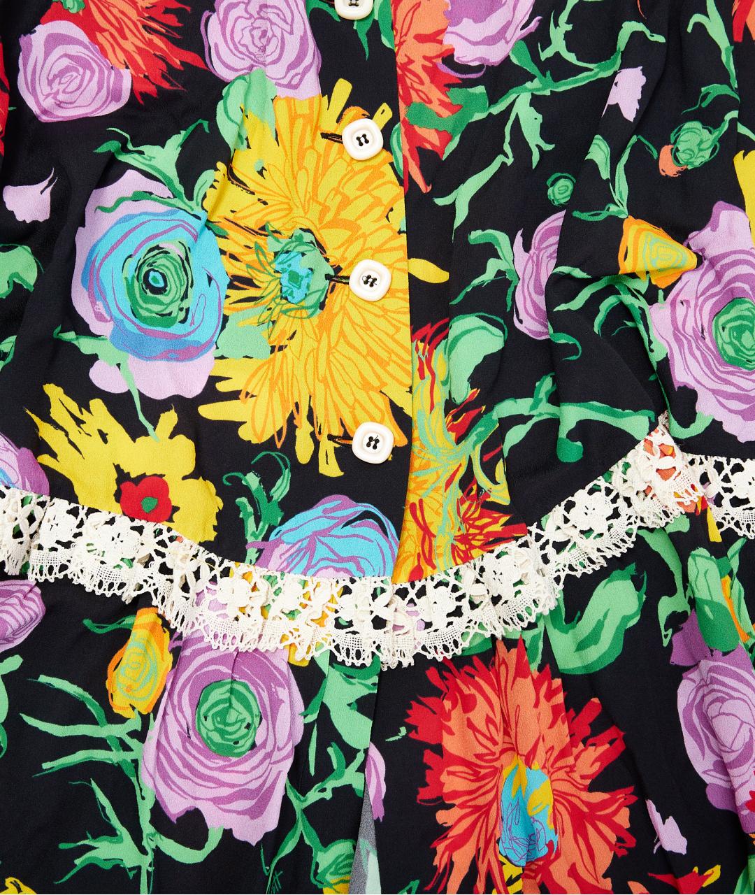 GUCCI Черная вискозная юбка макси, фото 4