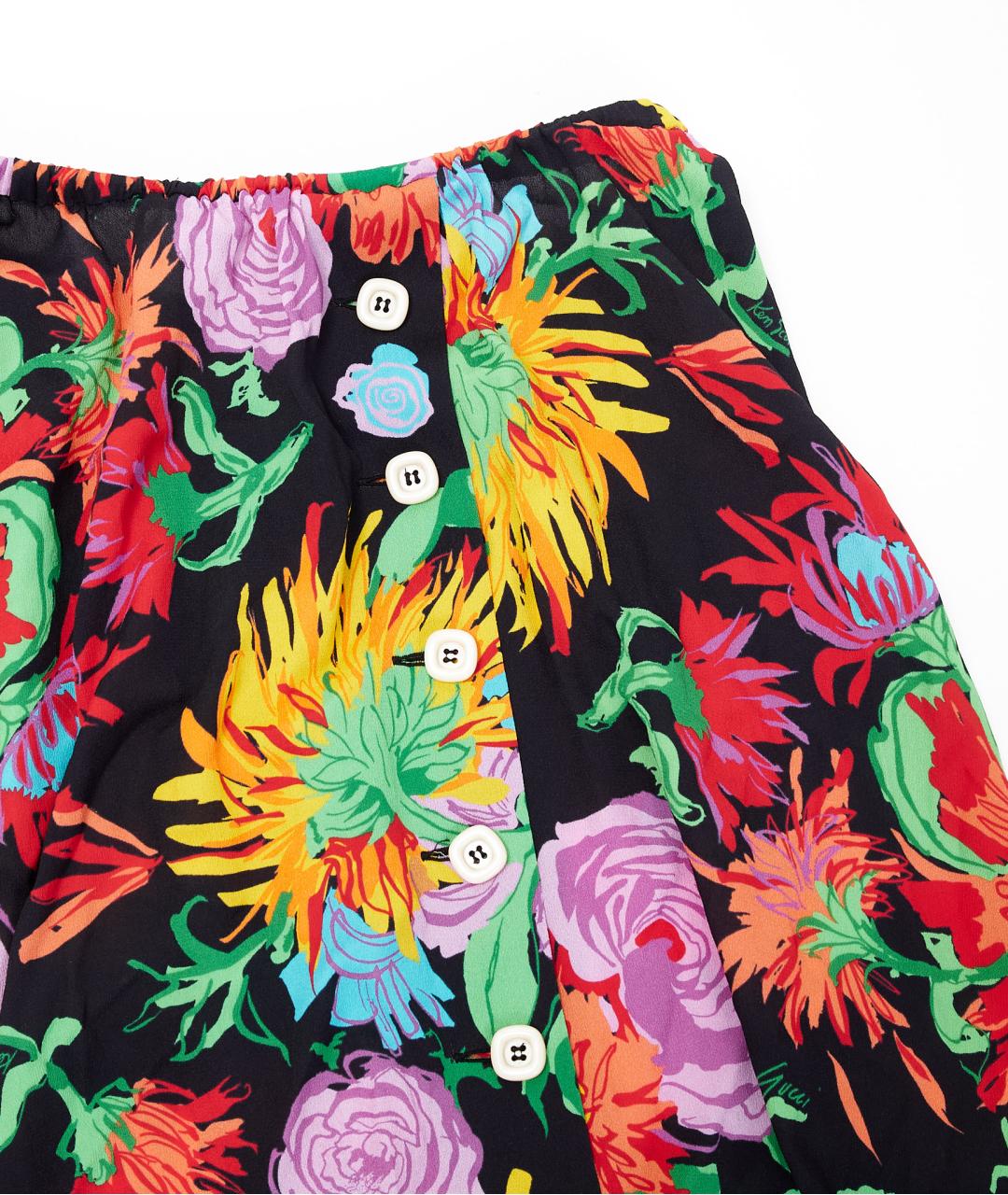 GUCCI Черная вискозная юбка макси, фото 3