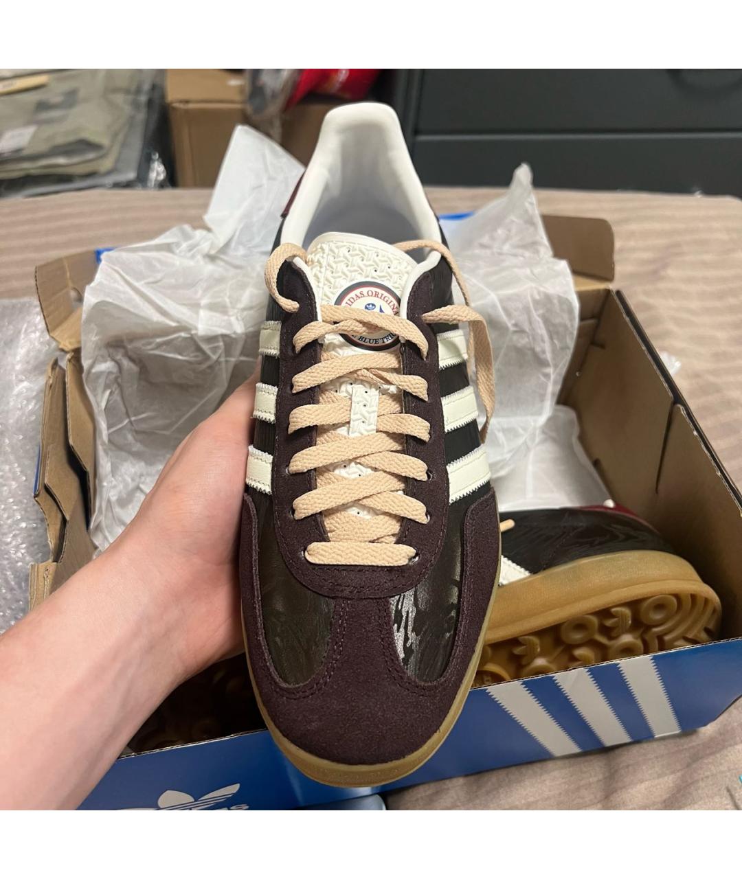 ADIDAS Бордовые низкие кроссовки / кеды, фото 6
