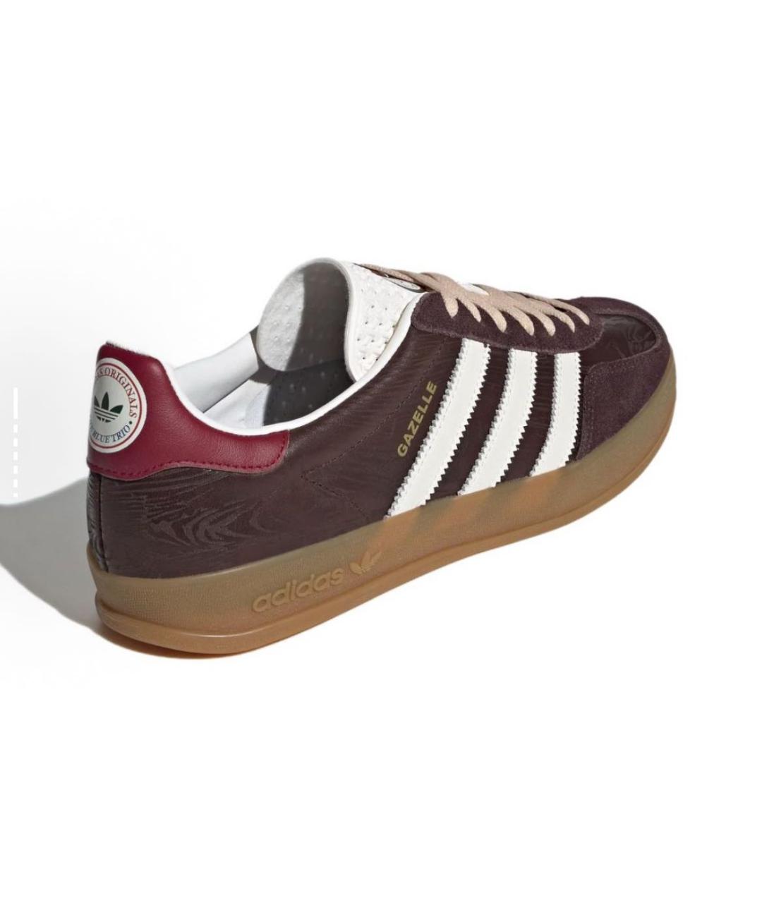 ADIDAS Бордовые низкие кроссовки / кеды, фото 4