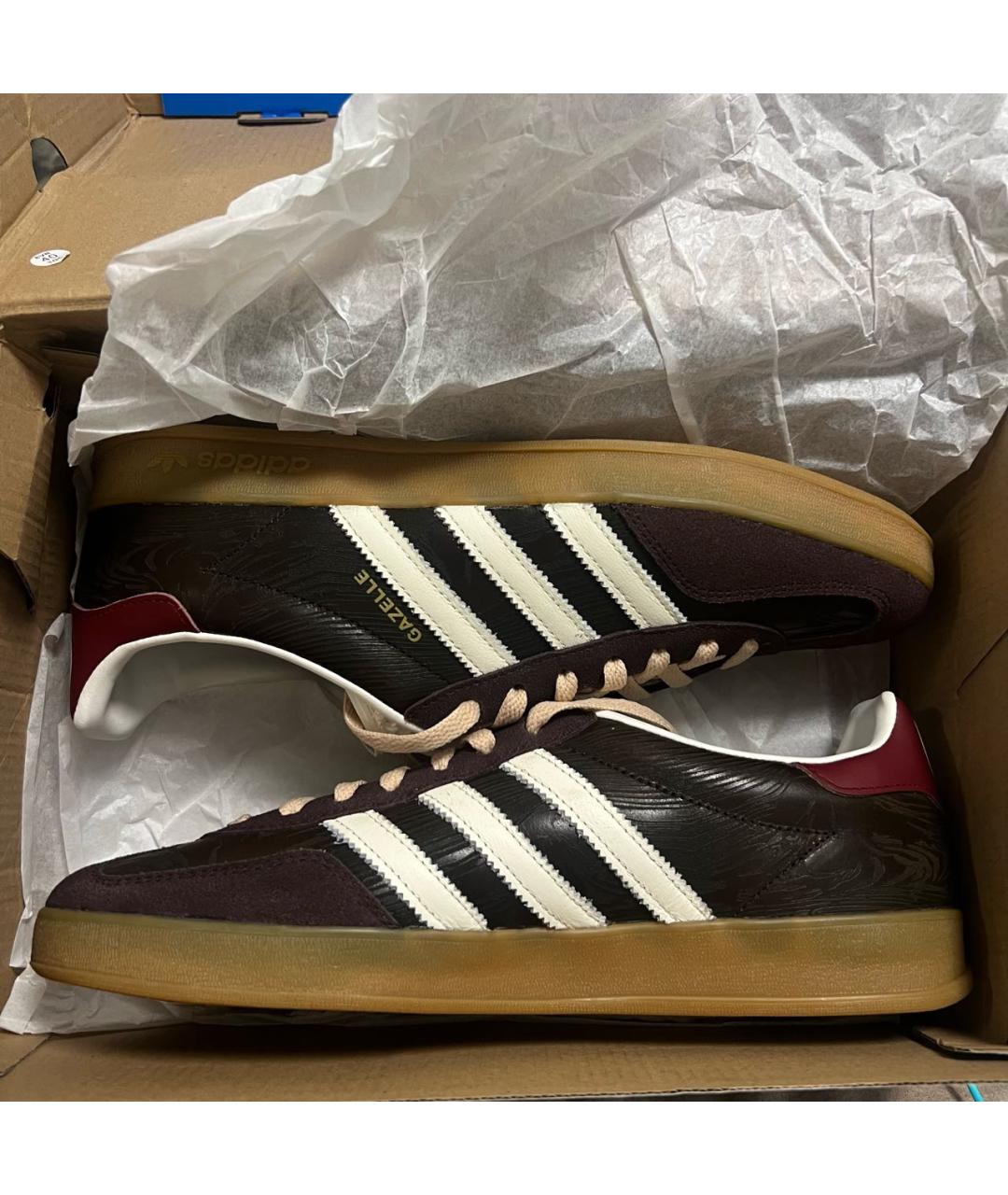 ADIDAS Бордовые низкие кроссовки / кеды, фото 5