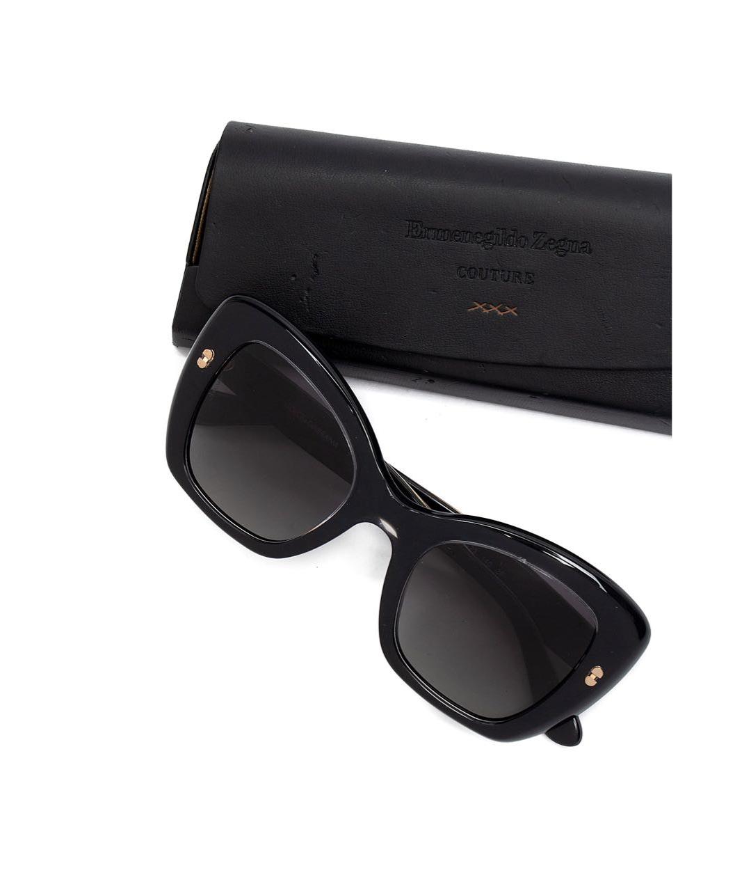 DOLCE&GABBANA Черные пластиковые солнцезащитные очки, фото 4