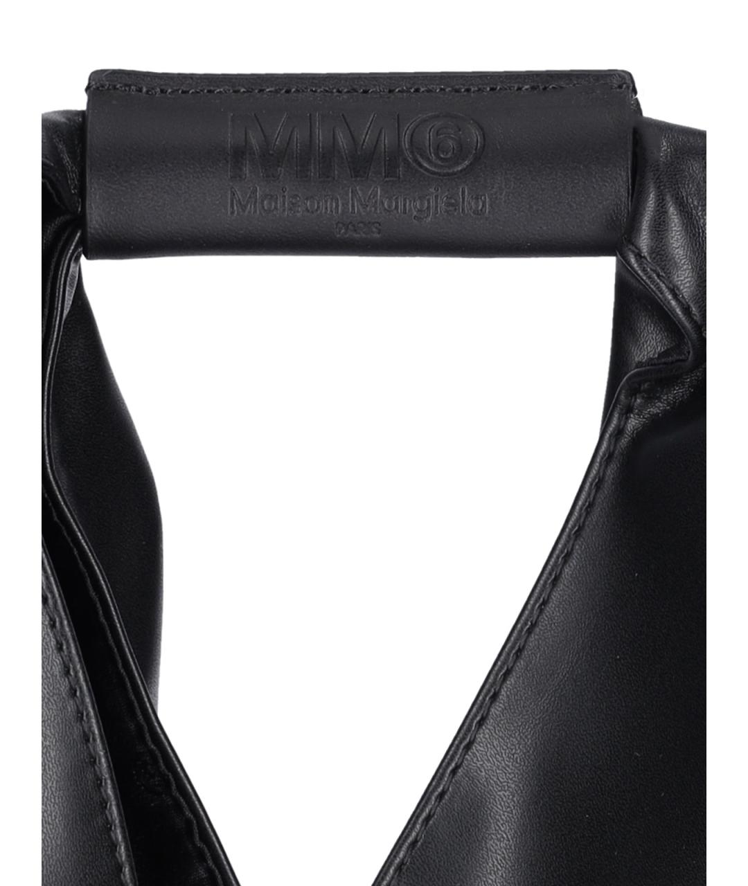 MM6 MAISON MARGIELA Черная сумка тоут, фото 4