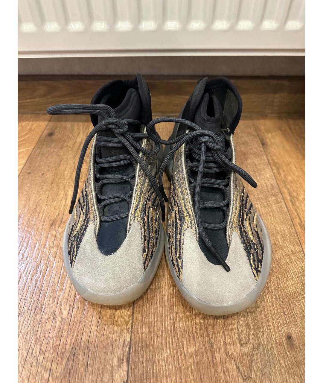 ADIDAS YEEZY Текстильные высокие кроссовки / кеды, фото 2