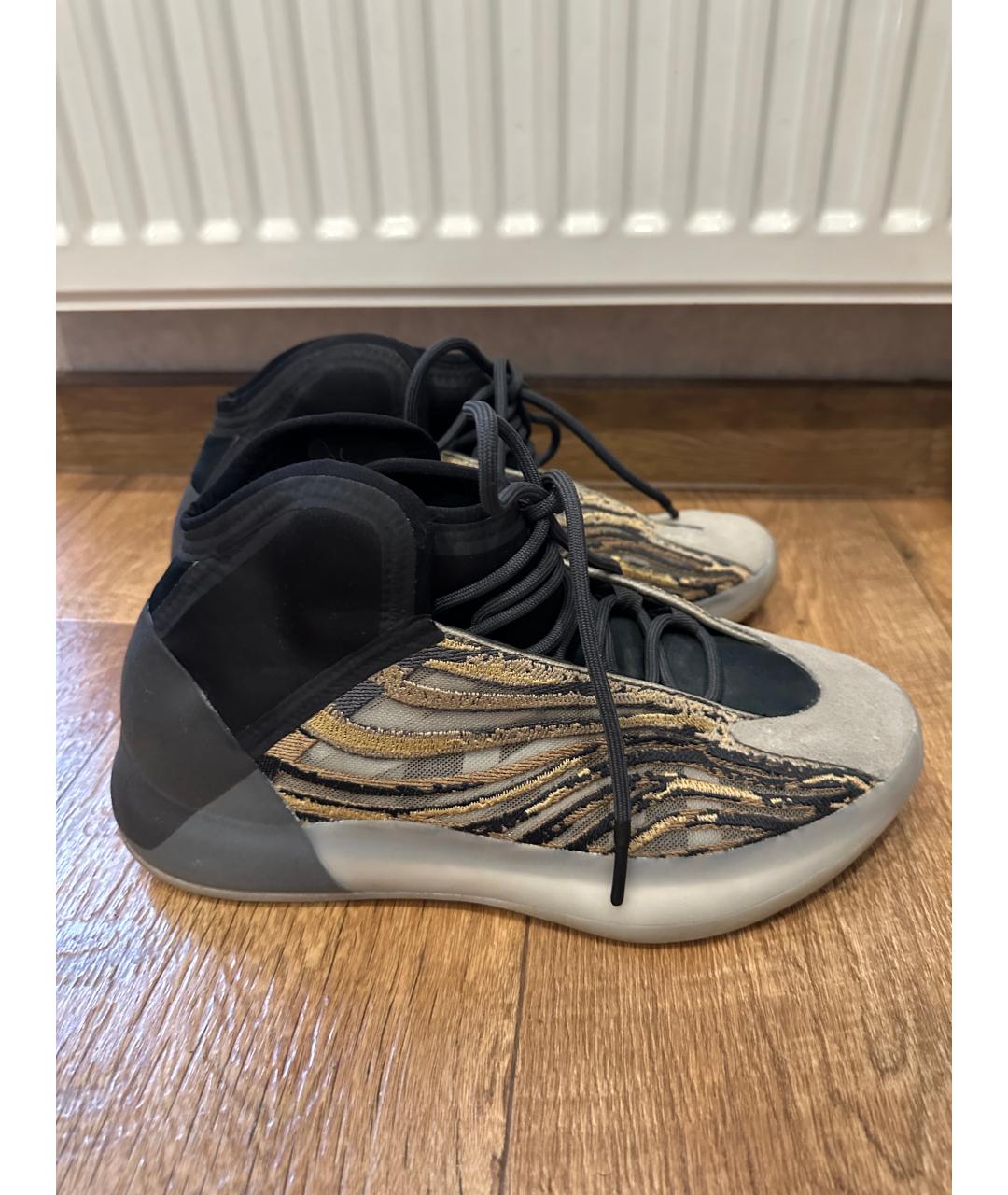 ADIDAS YEEZY Текстильные высокие кроссовки / кеды, фото 3