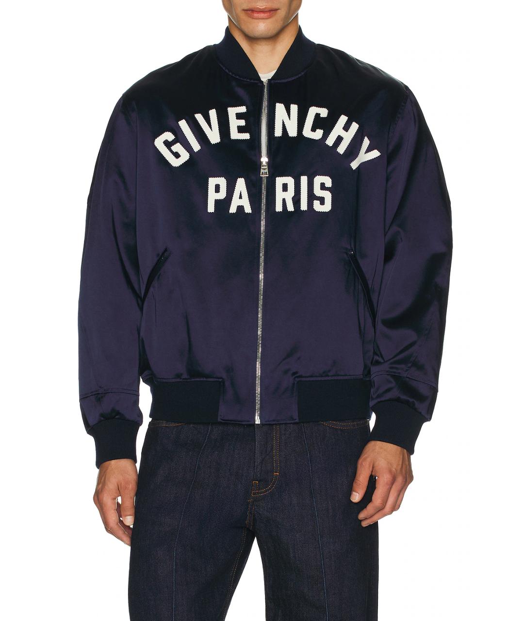 GIVENCHY Синяя хлопковая куртка, фото 2