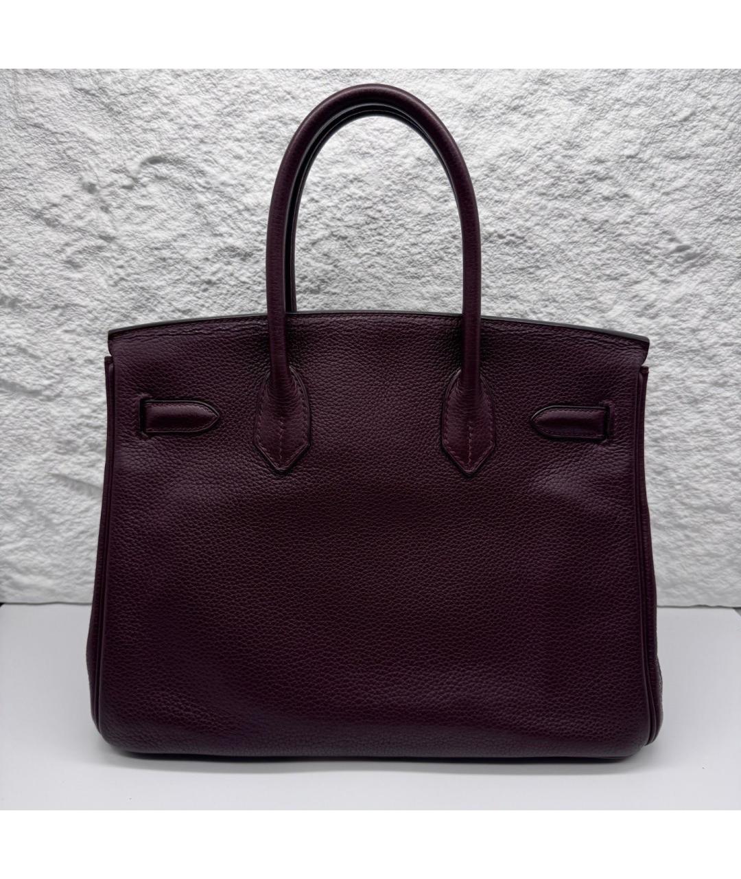 HERMES Фиолетовая кожаная сумка через плечо, фото 2
