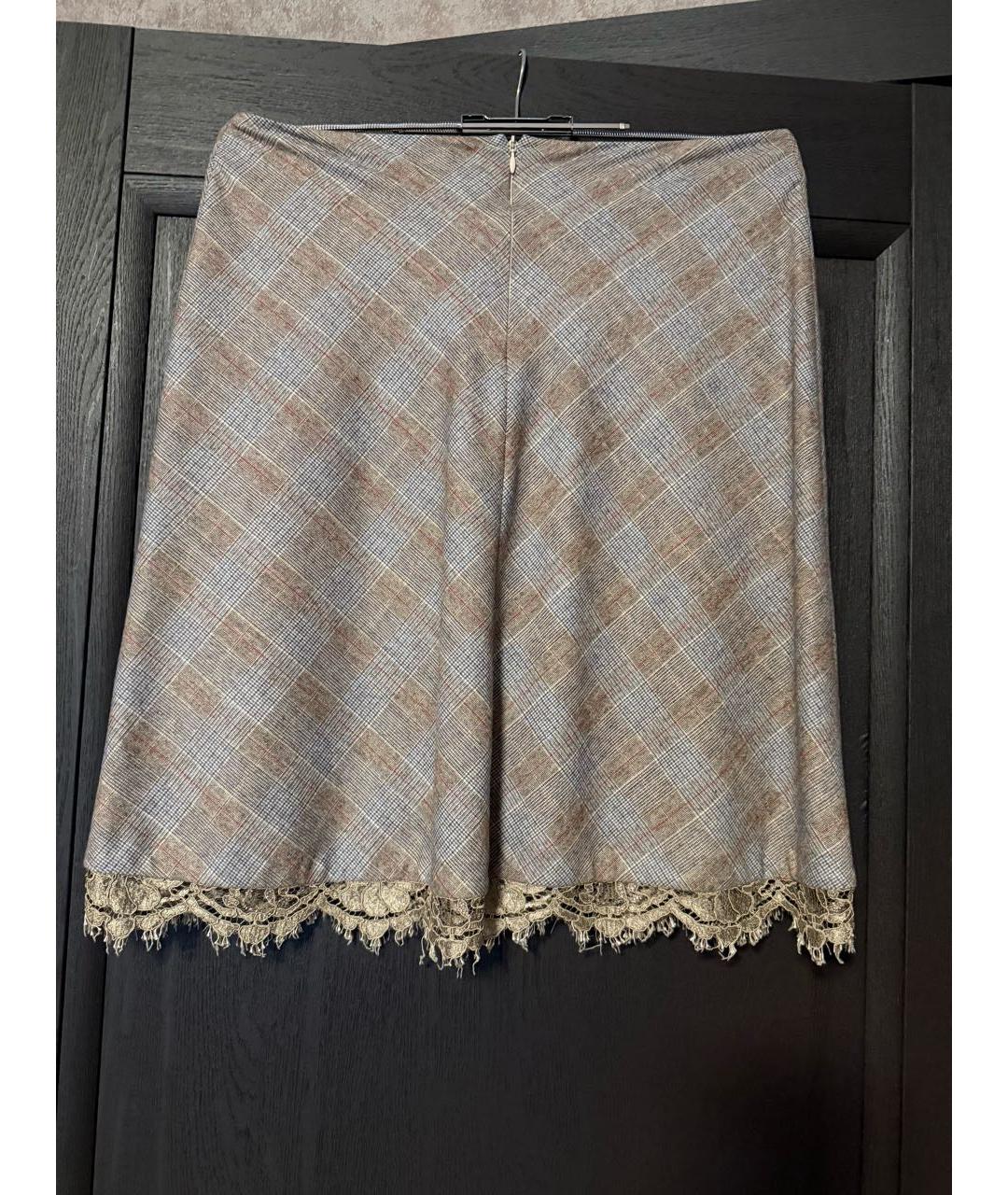 BLUMARINE Мульти юбка миди, фото 3