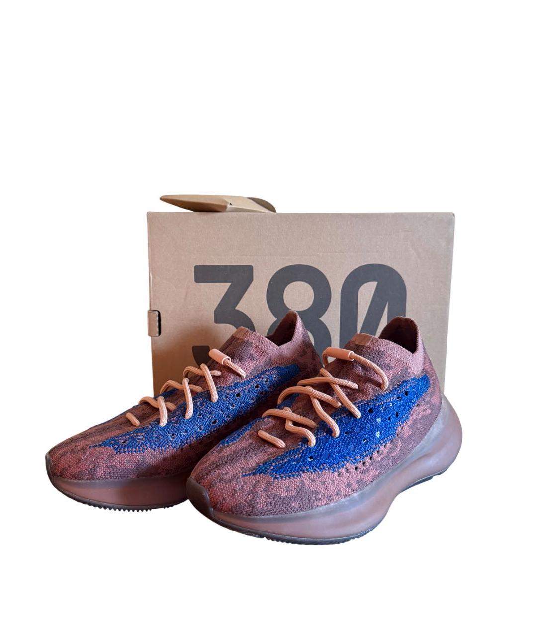 ADIDAS YEEZY Коричневые кроссовки, фото 5