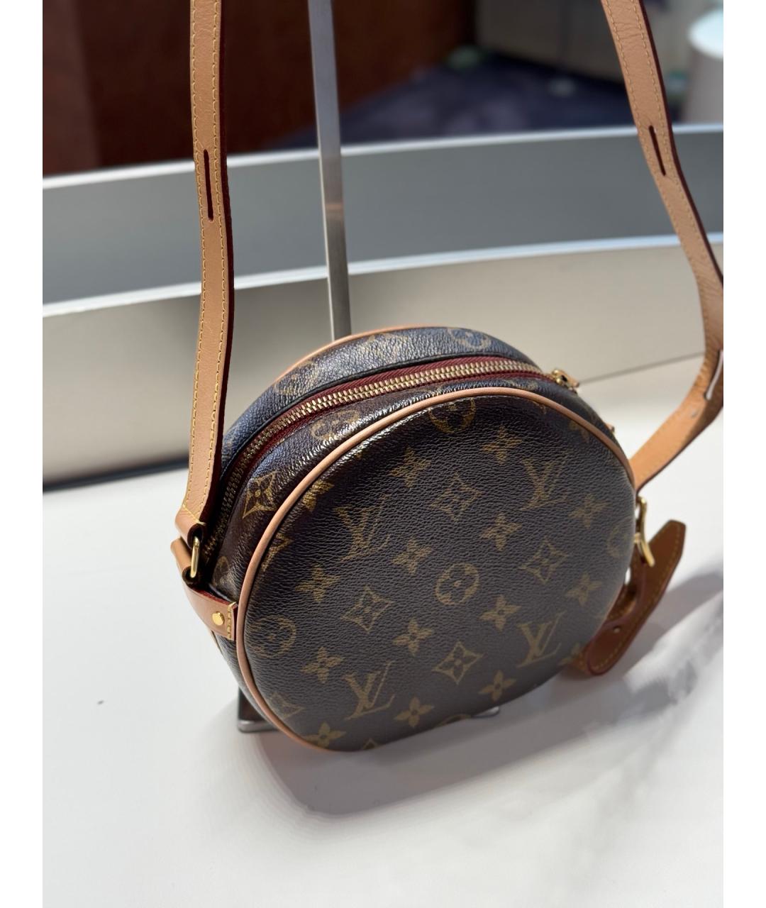 LOUIS VUITTON Коричневая сумка тоут из искусственной кожи, фото 6