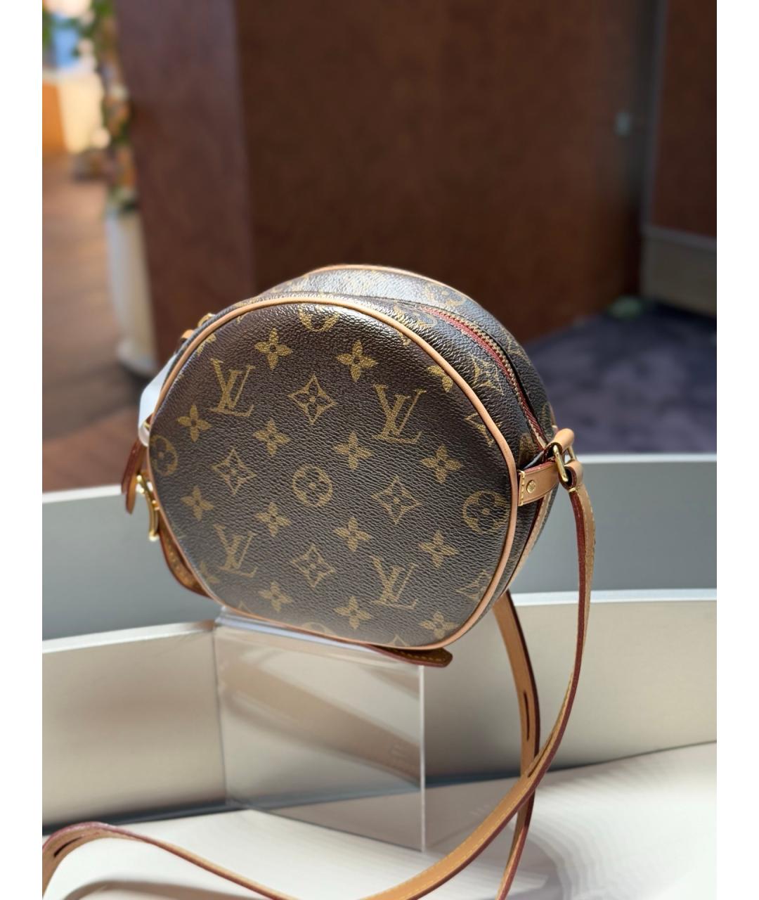 LOUIS VUITTON Коричневая сумка тоут из искусственной кожи, фото 7