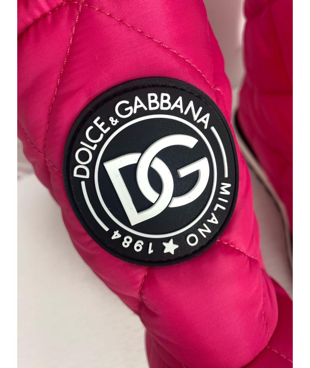 DOLCE&GABBANA Розовые сапоги, фото 7