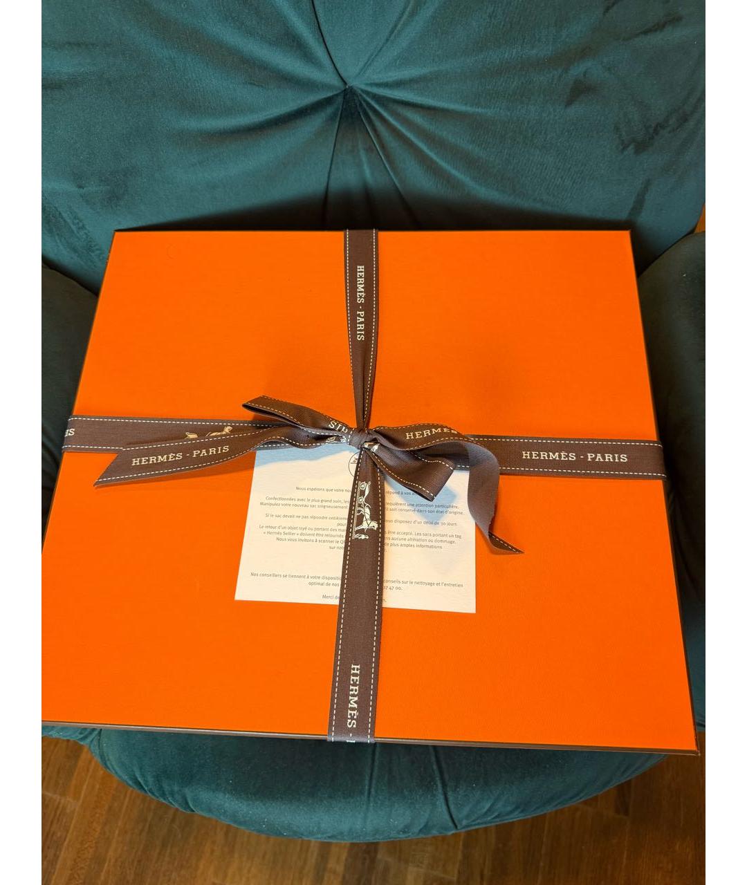 HERMES Серая сумка с короткими ручками, фото 4