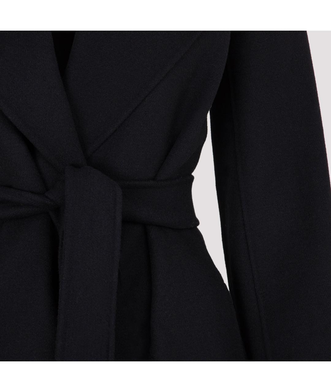 'S MAX MARA Темно-синее шерстяное пальто, фото 3