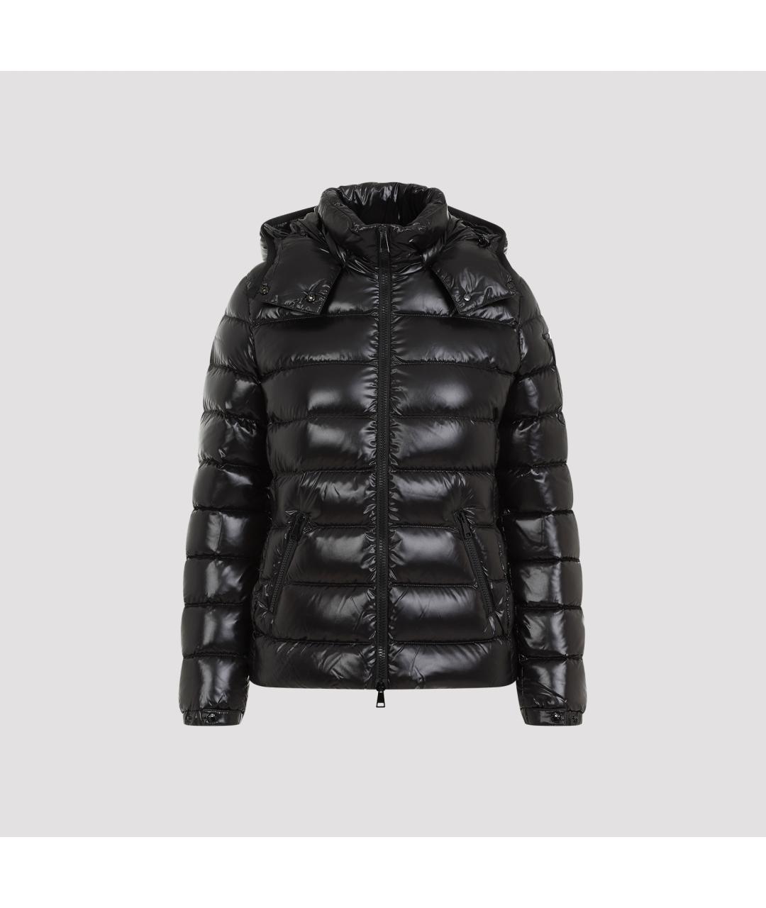 MONCLER Черная полиамидовая куртка, фото 2