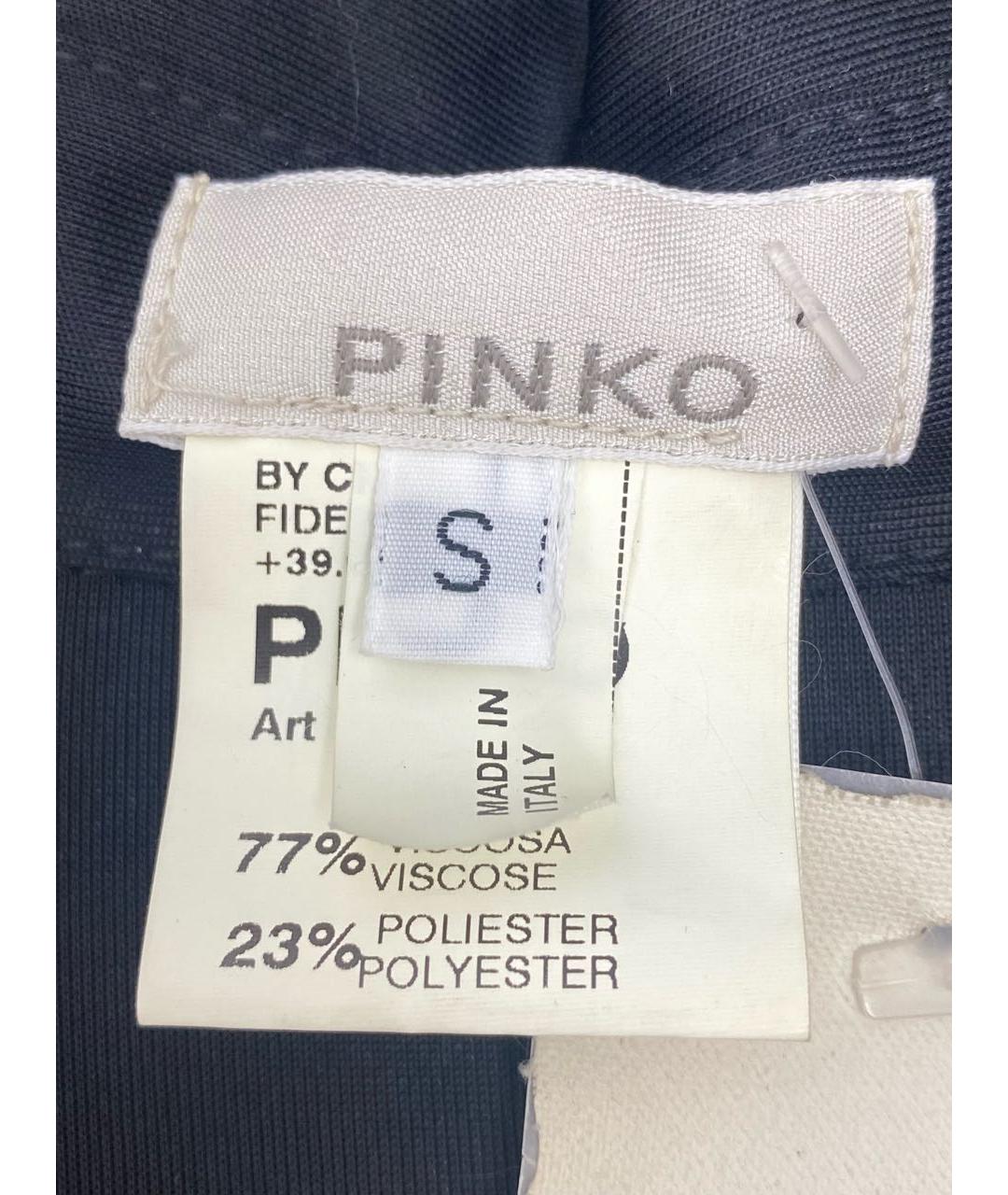 PINKO Черная вискозная блузы, фото 5