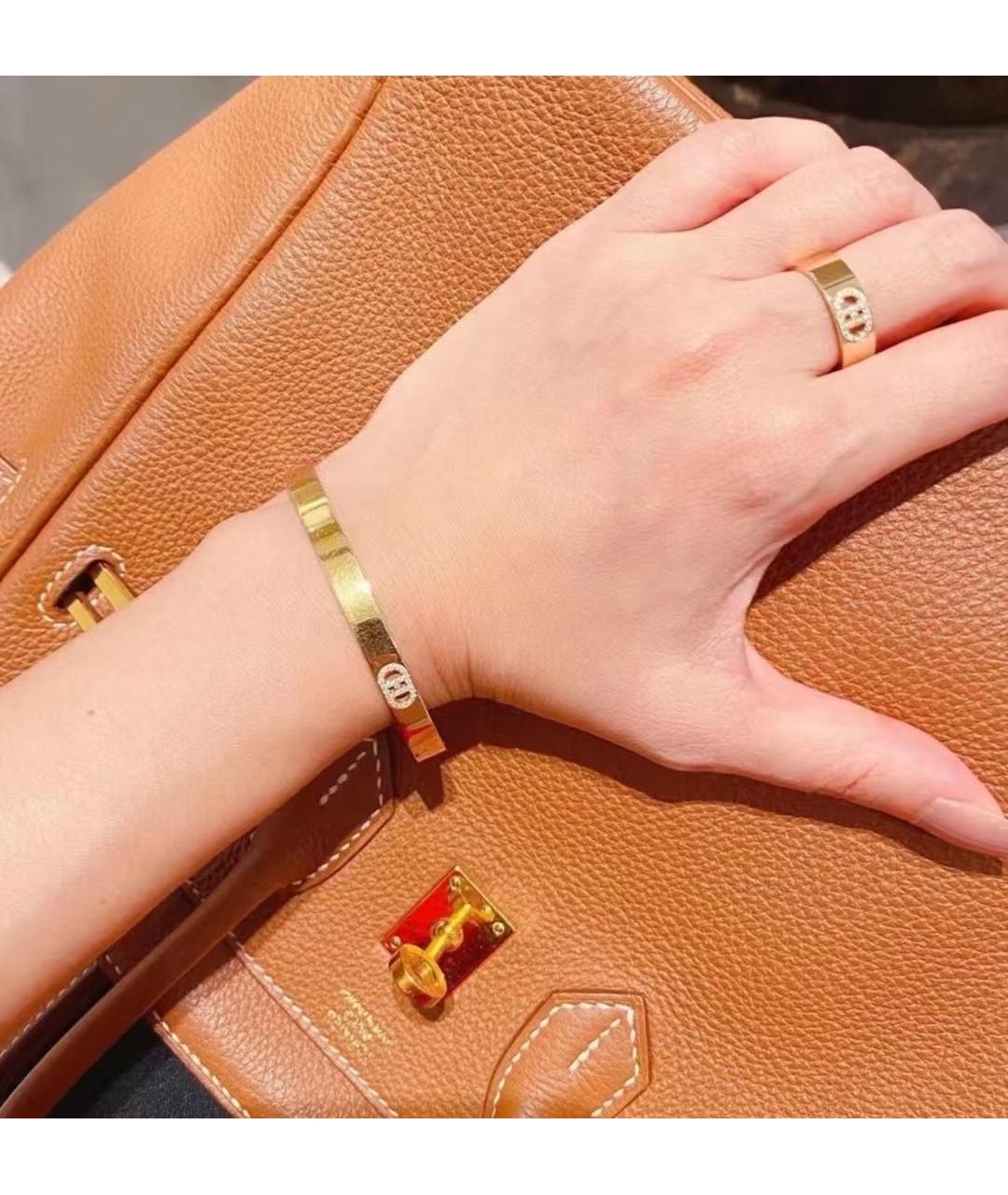 HERMES Золотое кольцо из розового золота, фото 8