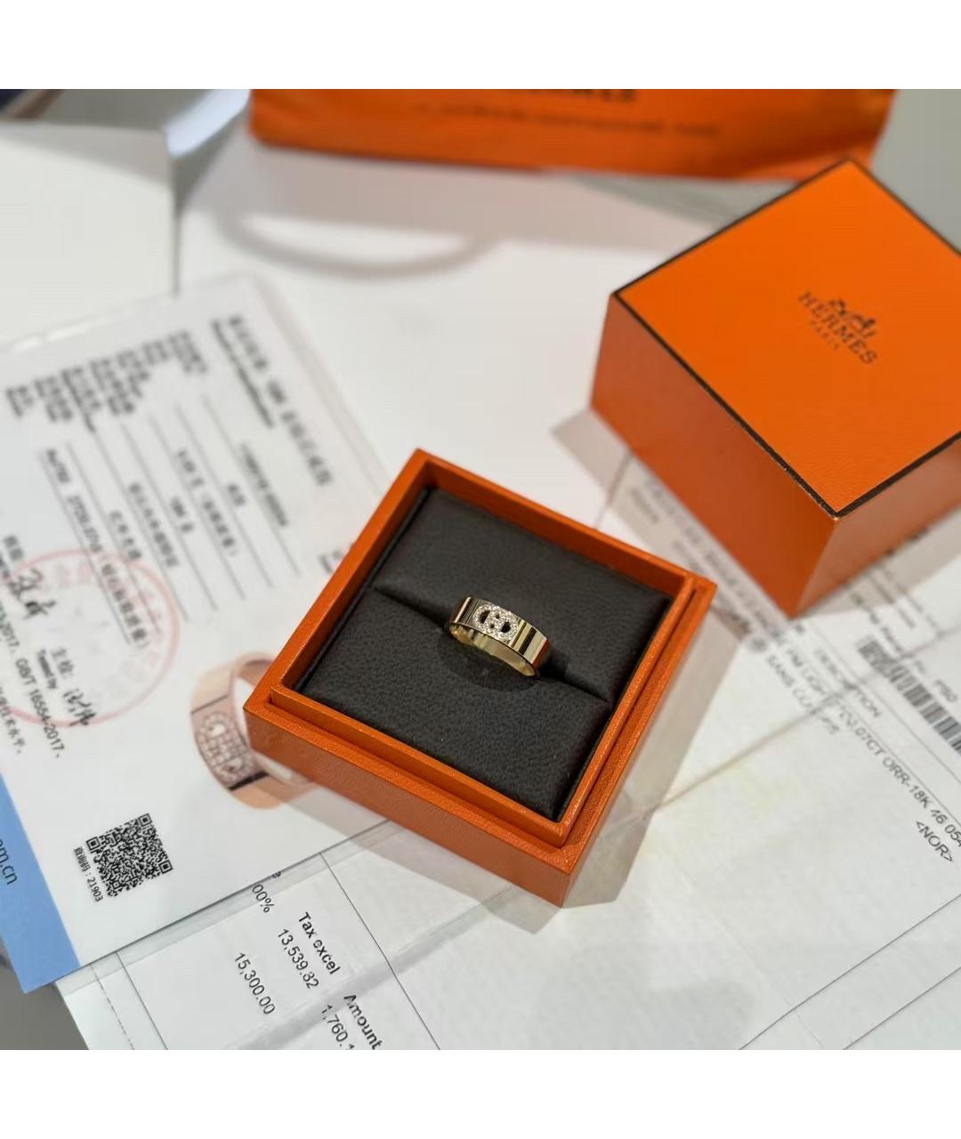 HERMES Золотое кольцо из розового золота, фото 5