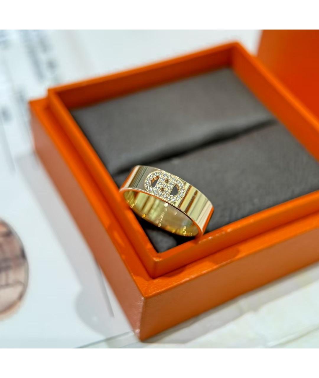 HERMES Золотое кольцо из розового золота, фото 3