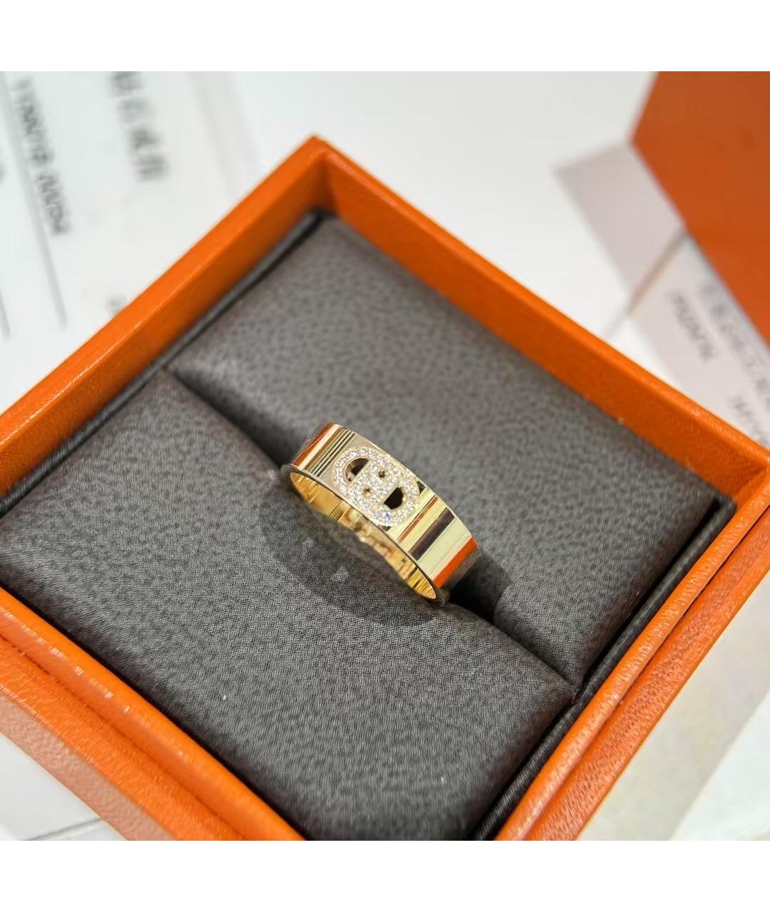 HERMES Золотое кольцо из розового золота, фото 9