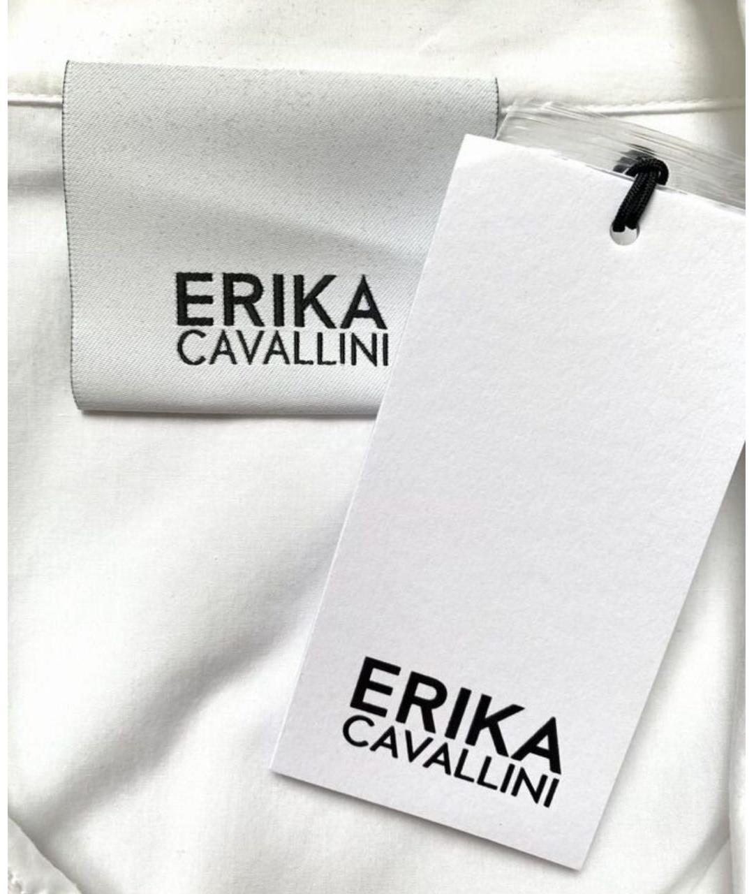 ERIKA CAVALLINI Белая хлопковая рубашка, фото 3