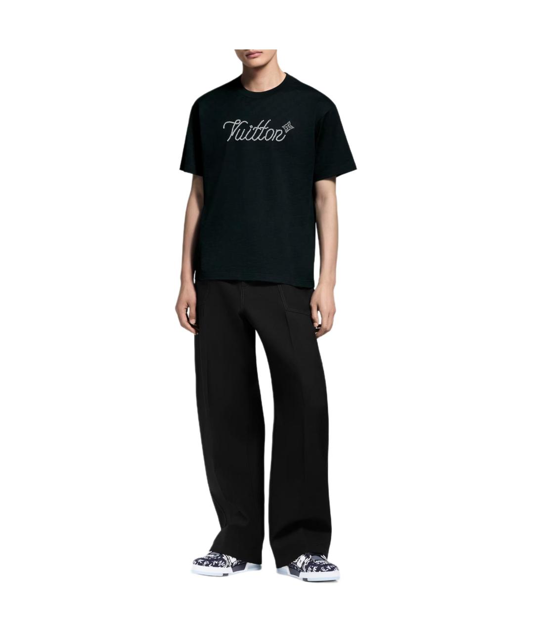 LOUIS VUITTON Черная футболка, фото 2