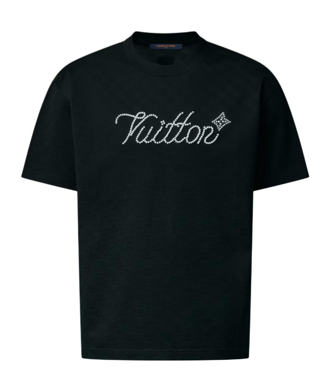 LOUIS VUITTON Черная футболка, фото 1