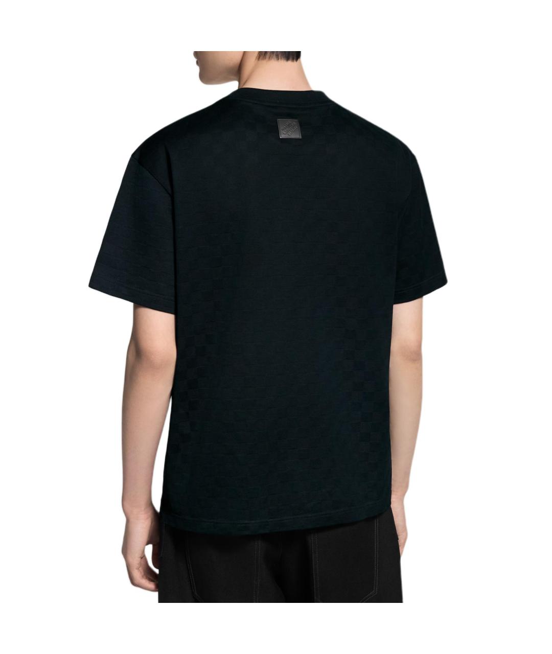 LOUIS VUITTON Черная футболка, фото 4