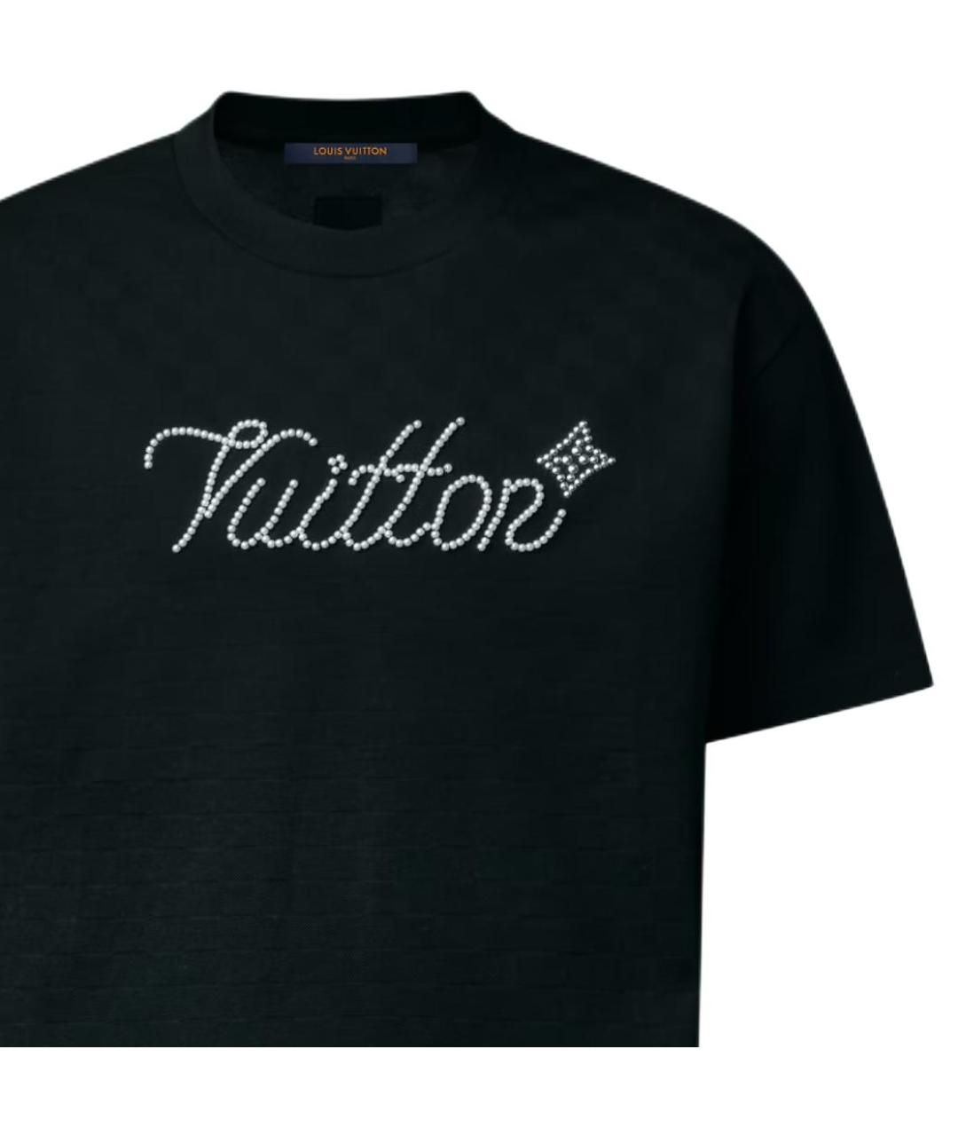 LOUIS VUITTON Черная футболка, фото 5