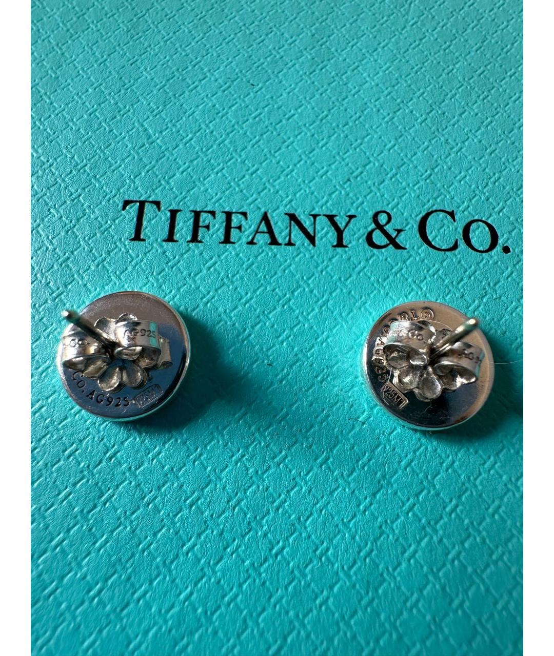 TIFFANY&CO Серебряные серебряные серьги, фото 4