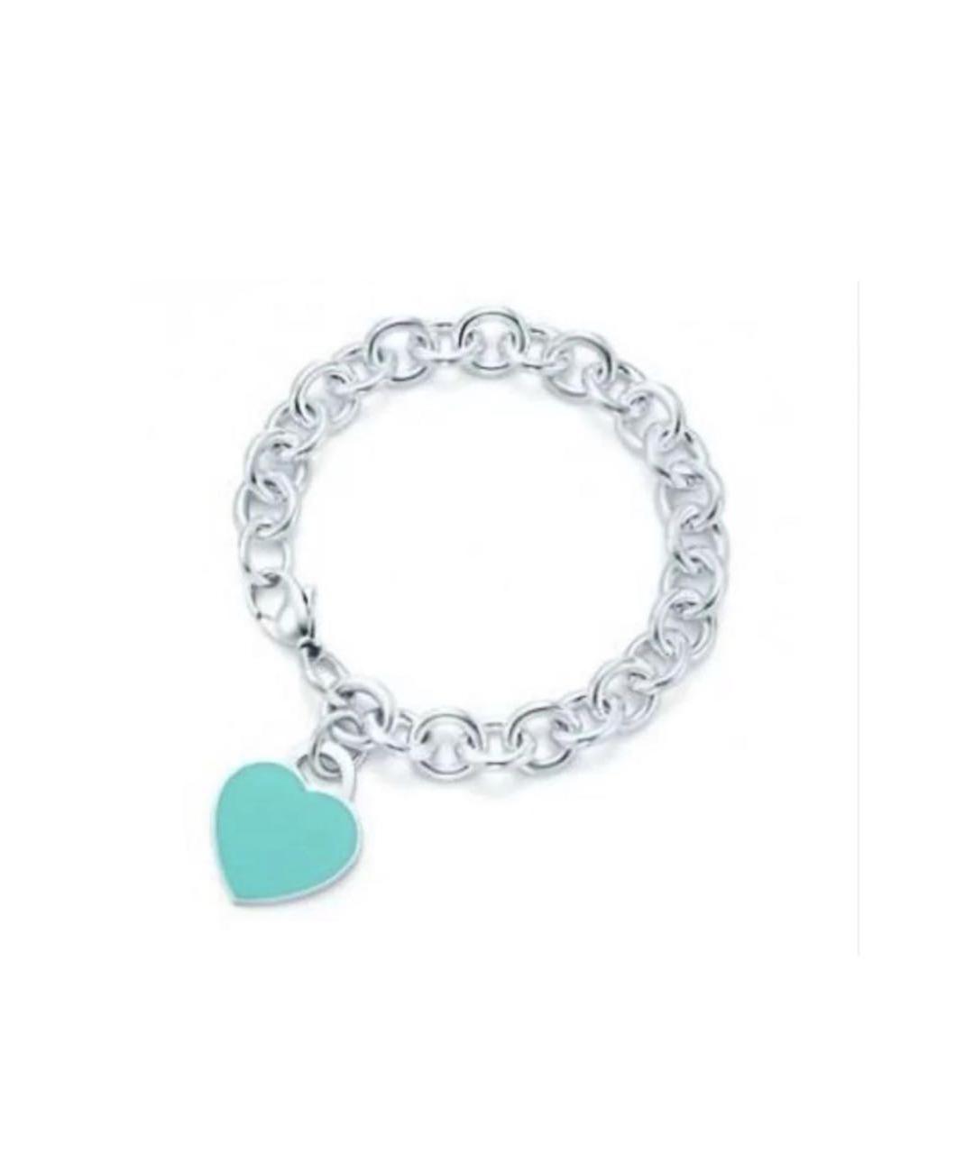 TIFFANY&CO Бирюзовый серебряный браслет, фото 9