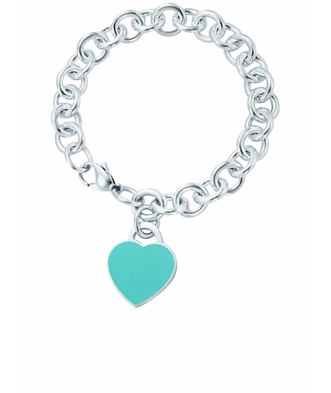 TIFFANY&CO Бирюзовый серебряный браслет, фото 1