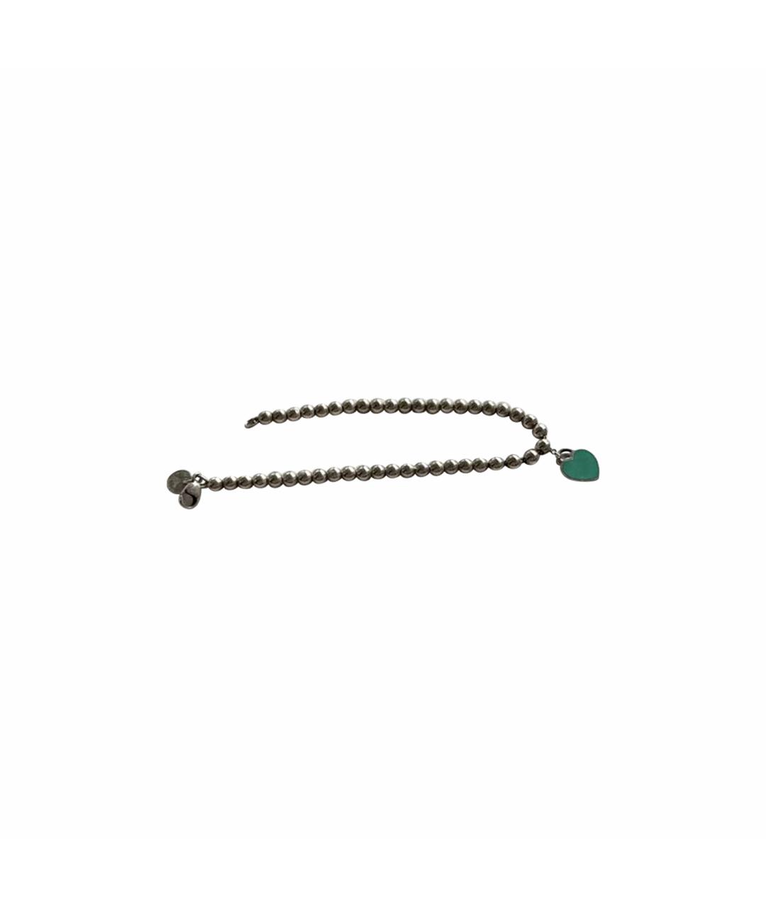 TIFFANY&CO Бирюзовый серебряный браслет, фото 1
