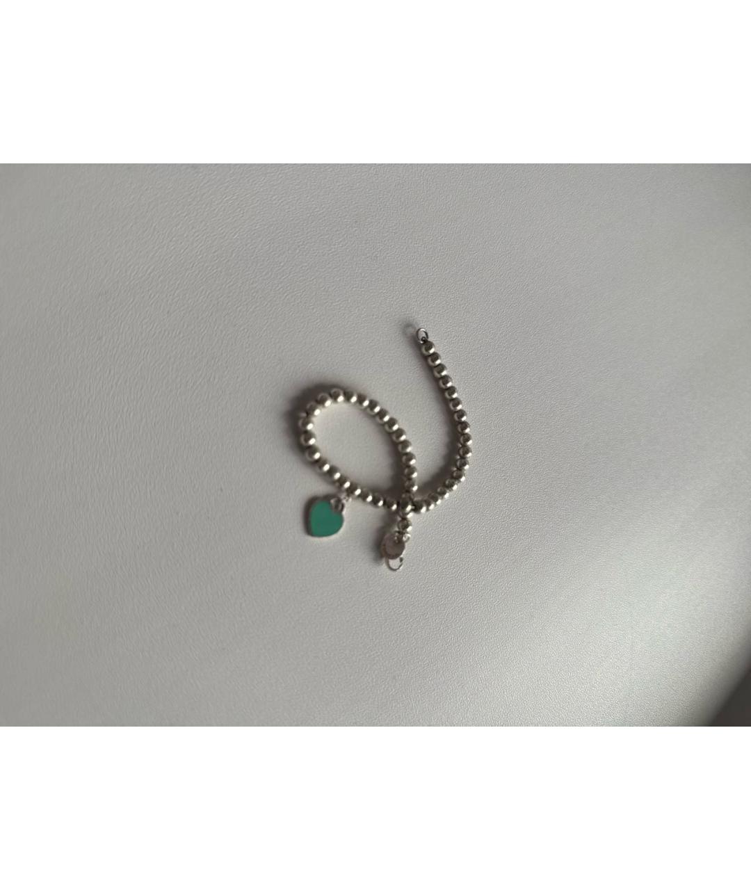 TIFFANY&CO Бирюзовый серебряный браслет, фото 8
