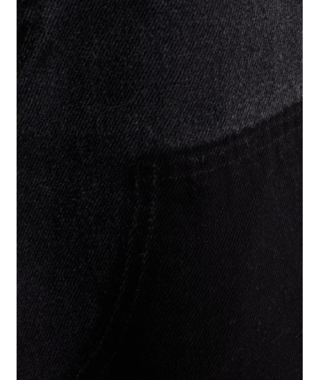 MM6 MAISON MARGIELA Черные хлопковые джинсы, фото 4