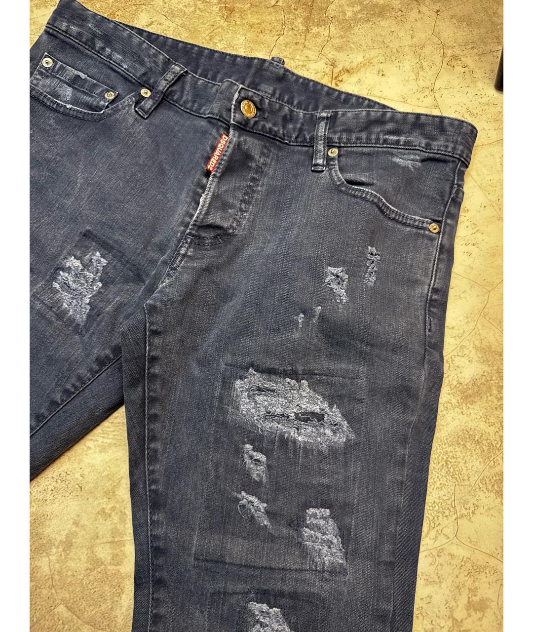 DSQUARED2 Синие джинсы, фото 3