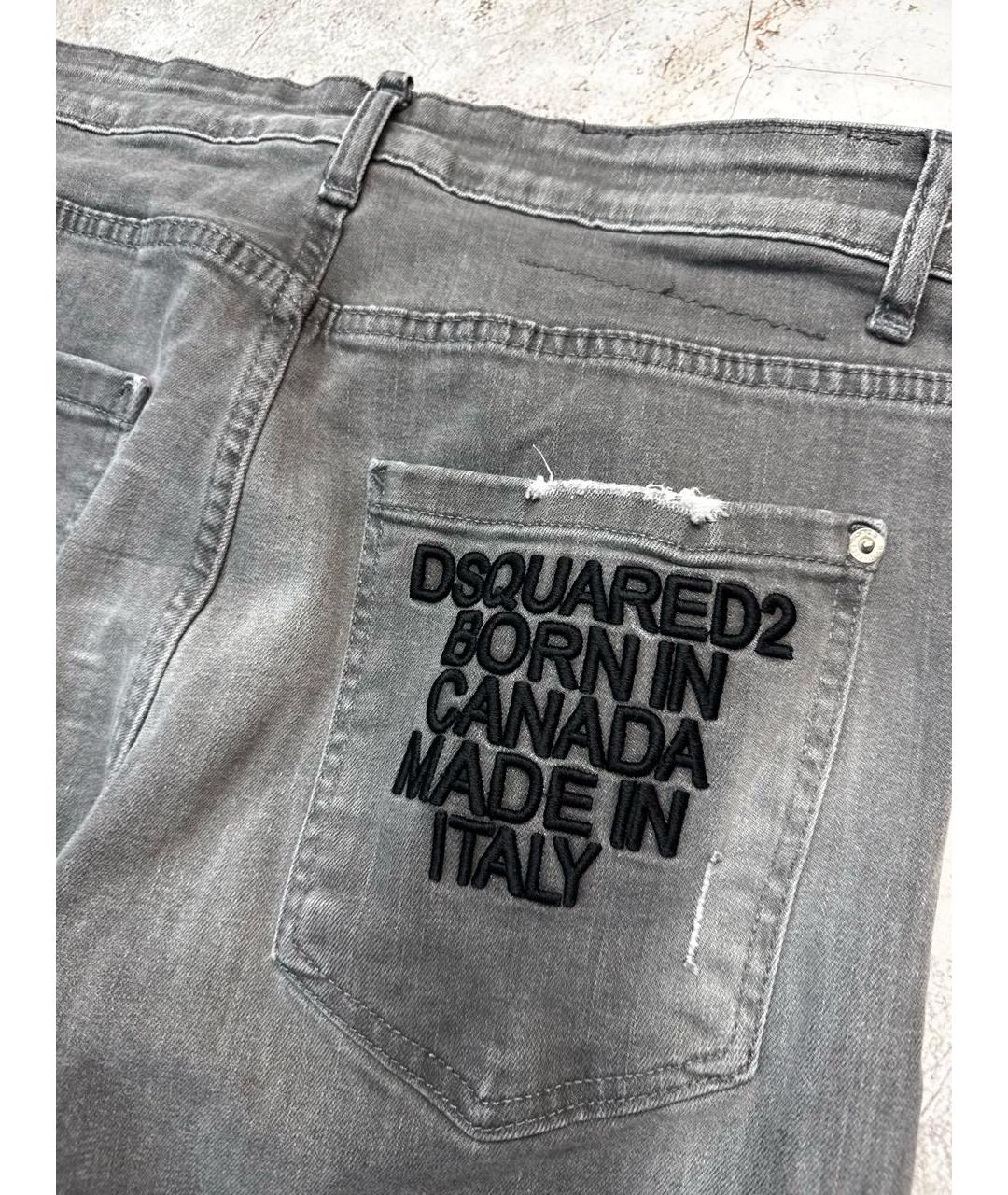 DSQUARED2 Серые джинсы, фото 8