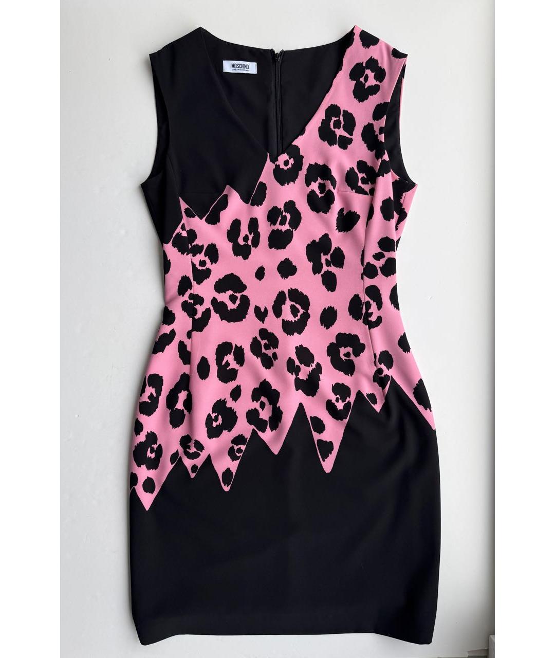 MOSCHINO Мульти полиэстеровое платье, фото 6