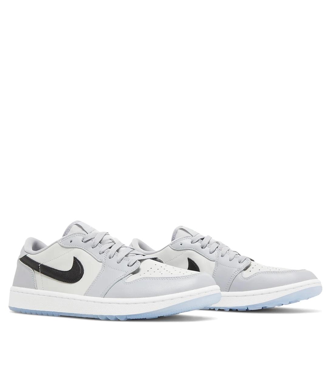 JORDAN Серые кожаные кроссовки, фото 2