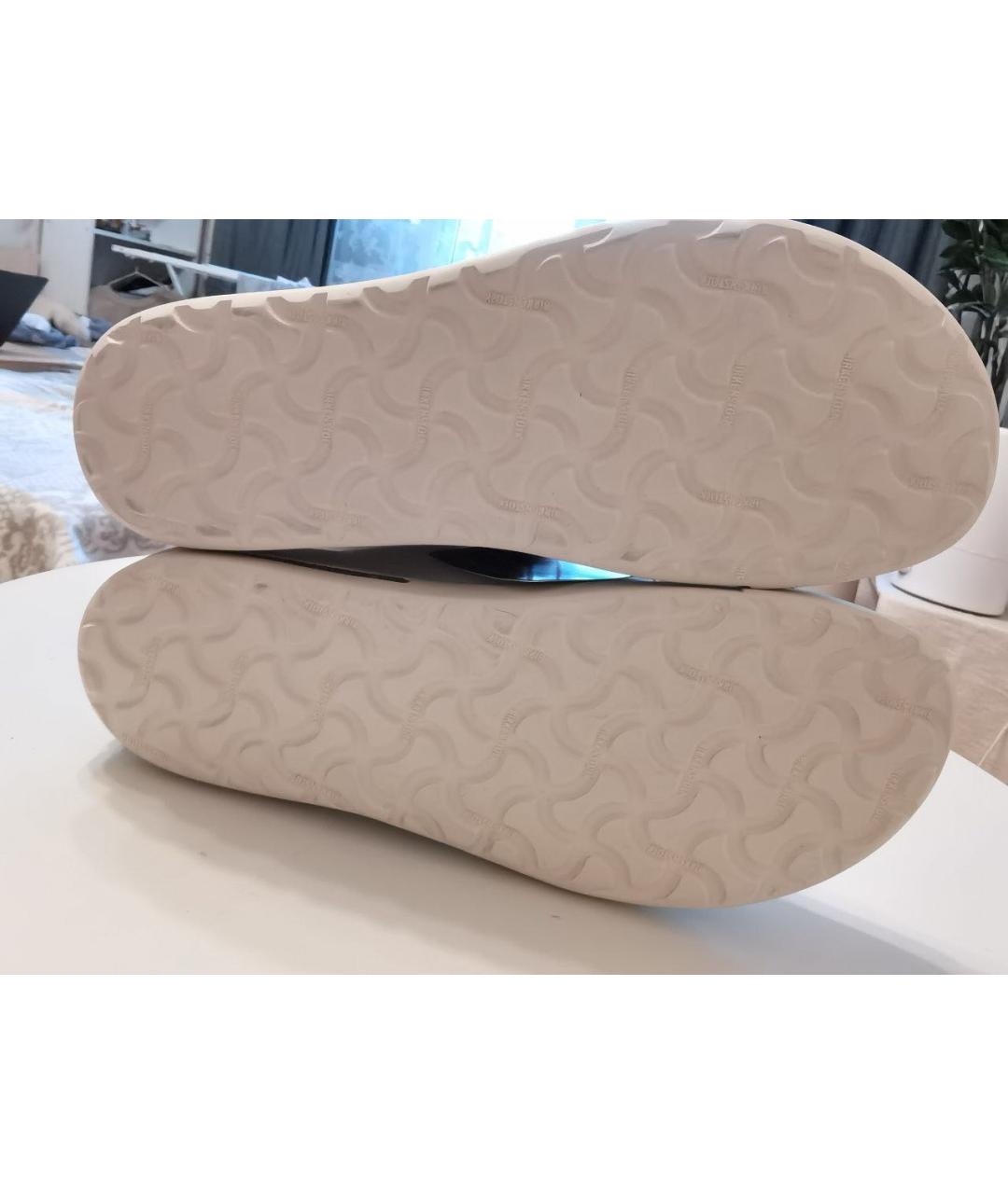BIRKENSTOCK Белые кожаные кроссовки, фото 7