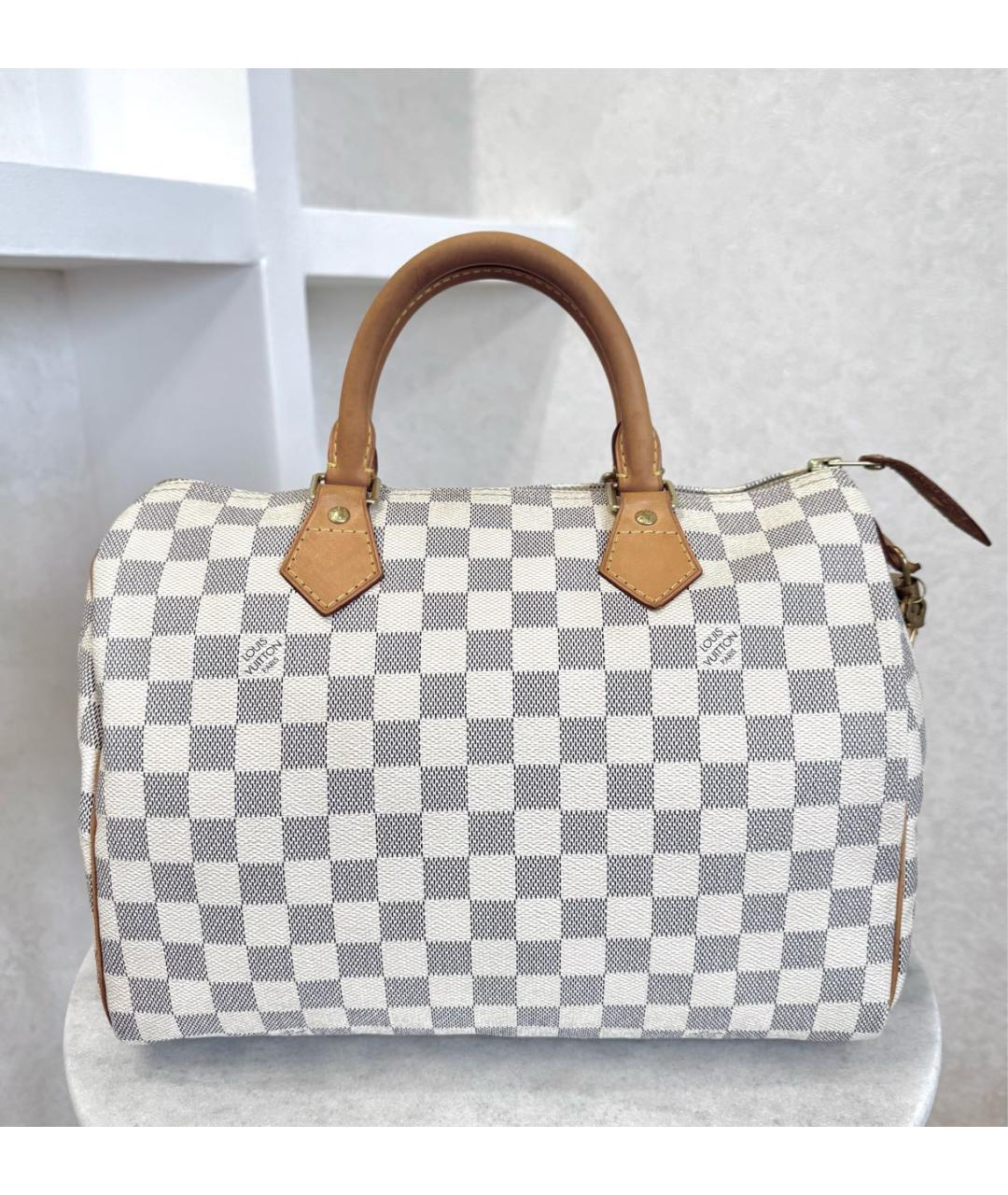 LOUIS VUITTON Серая сумка с короткими ручками, фото 3