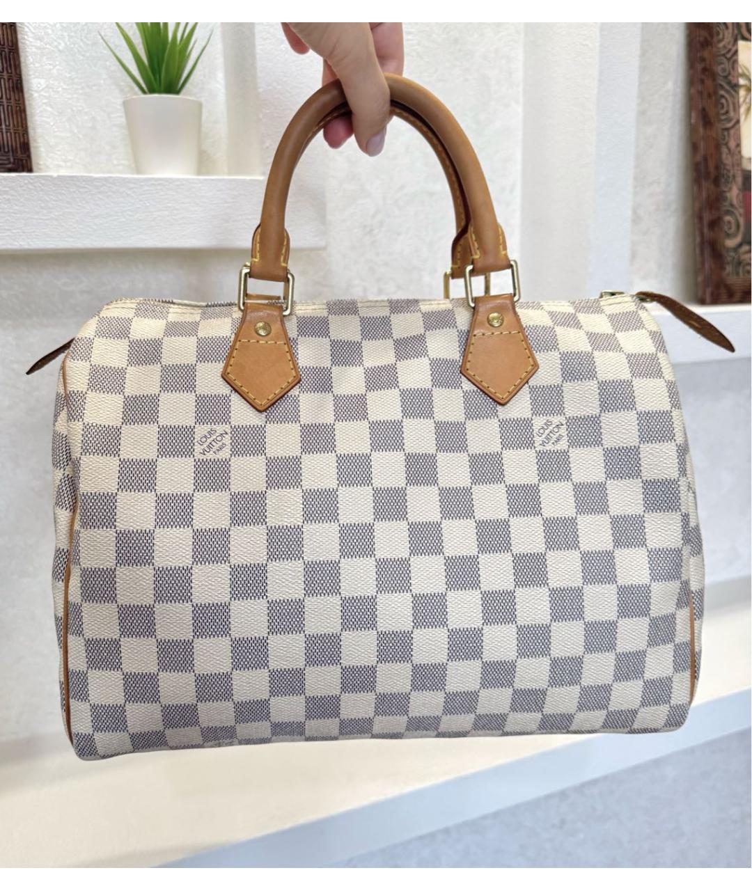 LOUIS VUITTON Серая сумка с короткими ручками, фото 4